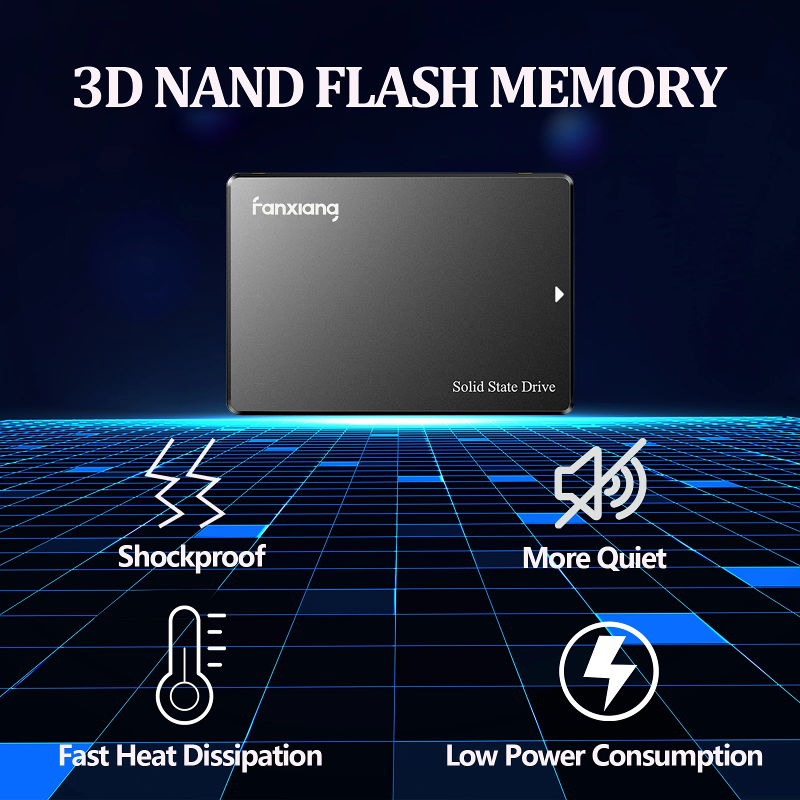 Fanxiang-disco de Estado Sólido Interno Disco Rígido Ssd S101 S102 Pro S109 25 Sataiii 128gb 256gb 512gb 1tb 2tb 4tb 560 Mbps - Imagem 4