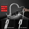 Kitchen Sink 304 Stainless Steel Round Single Groove Dish Washing Basin Thickened Sink with Kitchen Faucet Drain Accessores 5