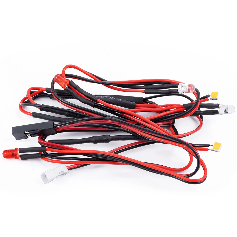 Axspeed LED-Scheinwerfer vorne und hinten Scheinwerfer Rücklichter Scheinwerfer rc Auto dekoration für 1/18 trx4m hohe Spur k10 f150 Teile – Detail 5