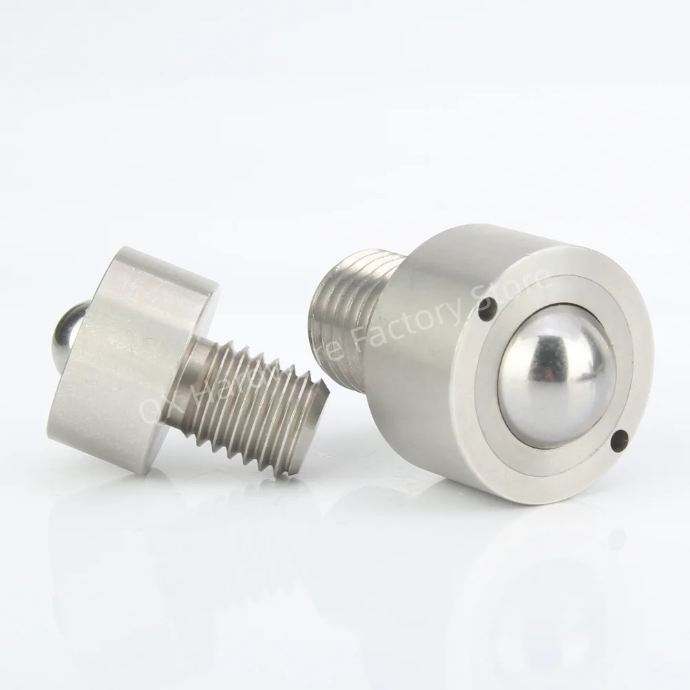 QX314 Good Quality All Stainless Steel Conveyor Roller Plunger Ball ...