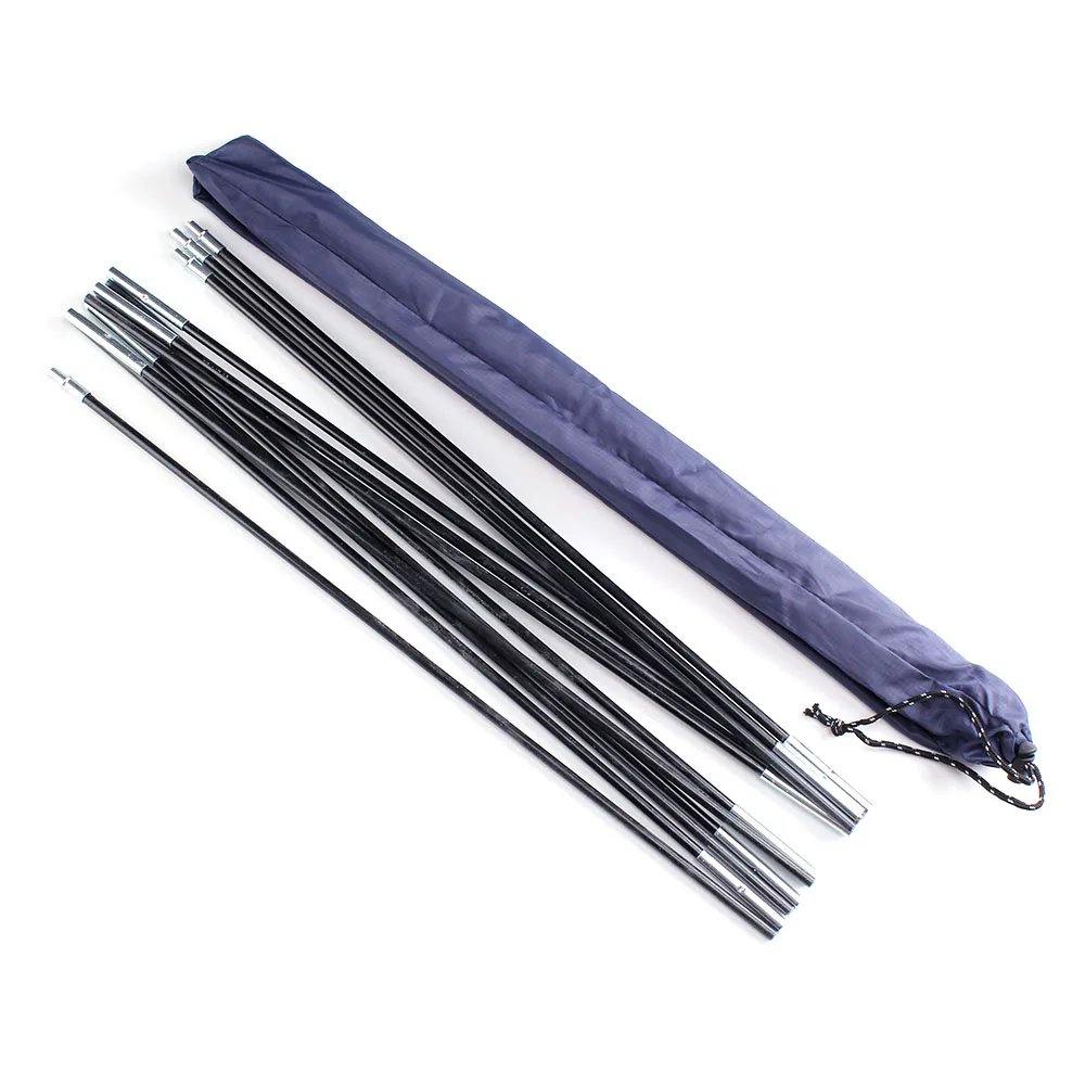 1 pair 12 pieces Arc Tent Rod Glass Fiber Poles for Tents Tent Pole Replacement Camping Accessories