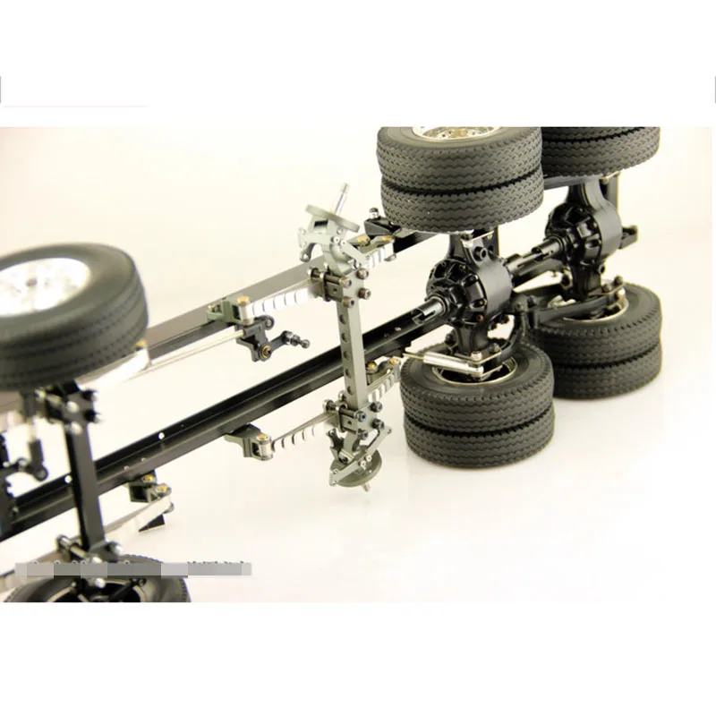 金属シミュレーション無通電用フロントアクスル1/14タミヤrc