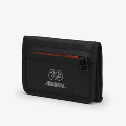 Japanese Style Trifold Nylon Casual Wallet with Zipper Coin and ID Holder (01)