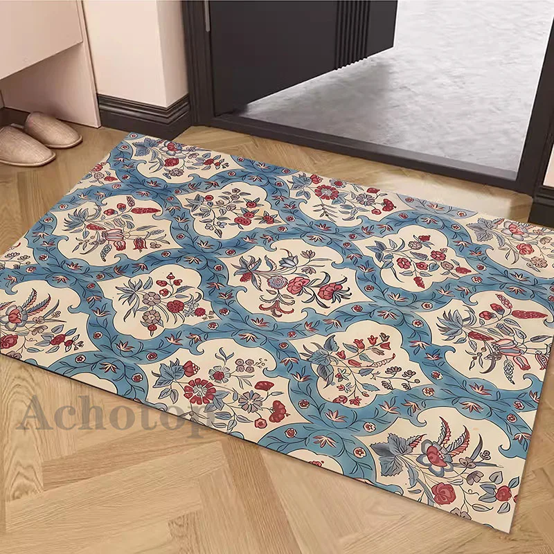 

Persian Carpet Diatom Door Mat Bathroom Rug Absorbent Carpet for Shower Entrance Kitchen Quick Drying Foot Dirt-resistant pad