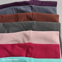 Summer High Waisted Yoga Shorts Tummy Control Seamless Fitness Shorts Sexy Running Fitness Short Pants Solid Color Yoga Leggings - Image 6
