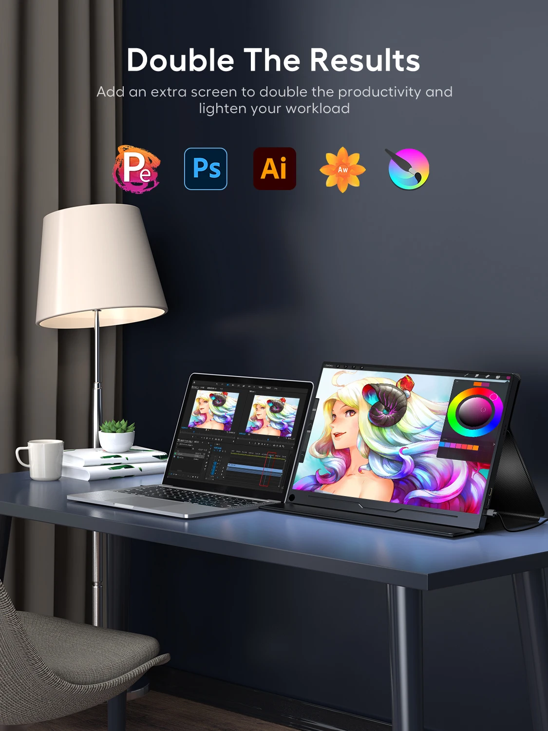 UPERFECTPortableMonitor18.5インチ120㎐？60Hz？ UPERFECTPortableMonitor18.5インチ120㎐？60Hz