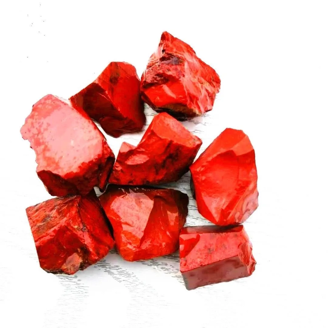200g Chicken Blood Stone Red Jade Ornament Original Stone Living Room Fish Tank Red Decoration Original