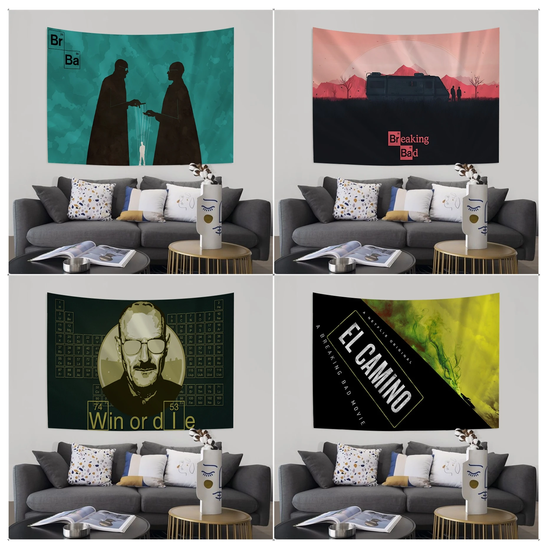 

Breaking Bad Hippie Wall Hanging Tapestries Cheap Hippie Wall Hanging Bohemian Wall Tapestries Mandala Japanese Tapestry