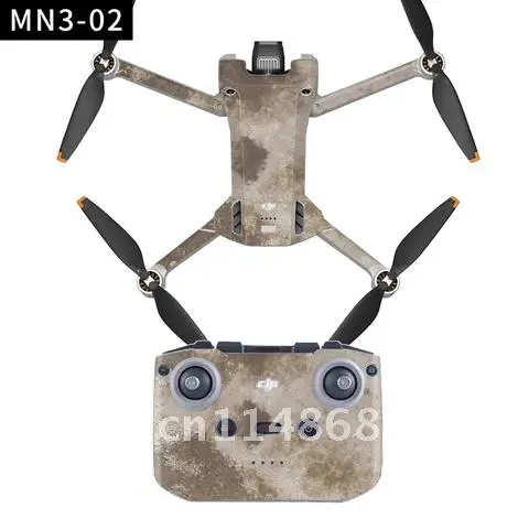 PVC Skin Sticker for DJI PRO 3 MINI Drone Body Remote Control Protective Film Decorative Stickers DJI RC Accessories