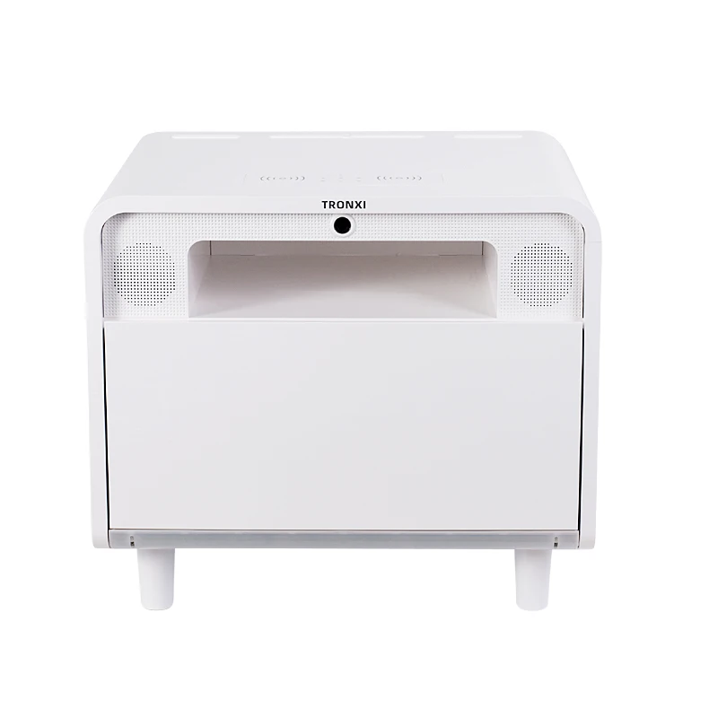 

Умный прикроватный столик zq, современный простой многофункциональный прикроватный столик с беспроводной зарядкой по Bluetooth, блокировкой по отпечатку пальца, выбор интернет-знаменитостей