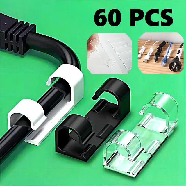 Cable Organiser Acrylic Cable Clips Cable Management Wire Winder