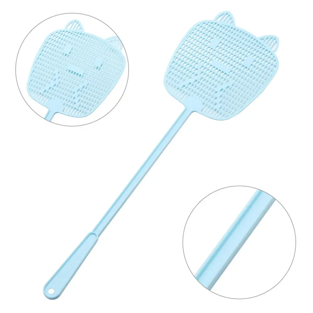 Fly Swatter Insect Killer Mosquito Wasp Long Handle Pest Bat Tool Summer Plastic Insect Mosquito Killer Tool 1PC