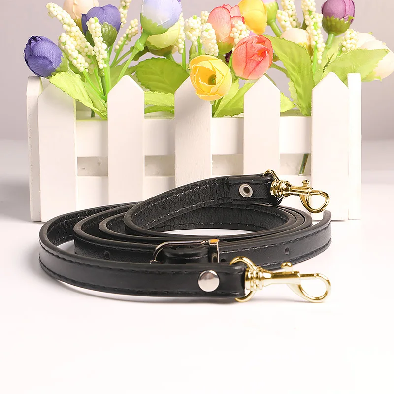 120cm PU Leather Adjustable Belt Shoulder Bag Strap Long Crossbody Thin Handles for Handbag Purse Messenger DIY Replacement