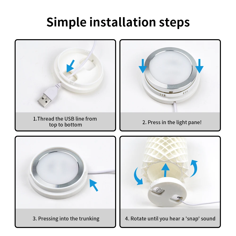 For Bambu Lab Led Lamp Kit 001 Hardware Bambulab Light Kit 00 White /Cold/Warm Light Parts DIY Model Without 3D Printing Parts