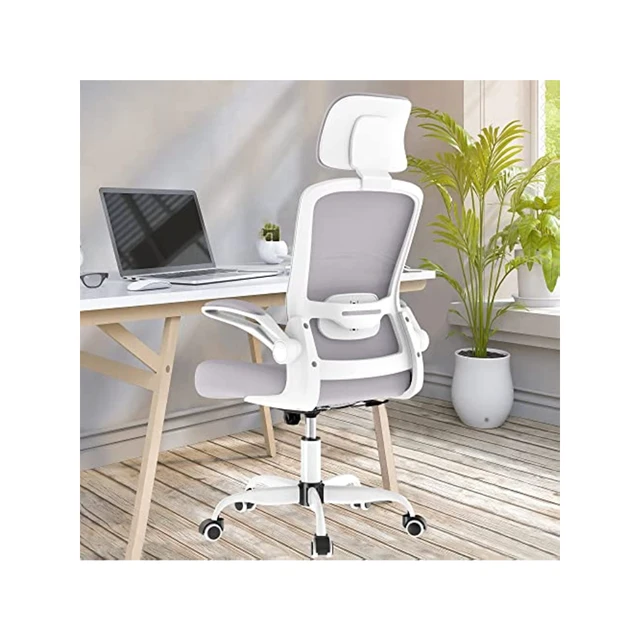 Task Chair with Headrest, Standing Desk Office Chair