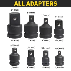 Versatile Multi - Size Socket Converter and Drive Adapter Tool Set (Set)