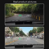 Car Head Up HD Display GPS Speedometer Speed KMH Digital HUD Windshield Projector For All Cars Auto Electronics Accessories 4