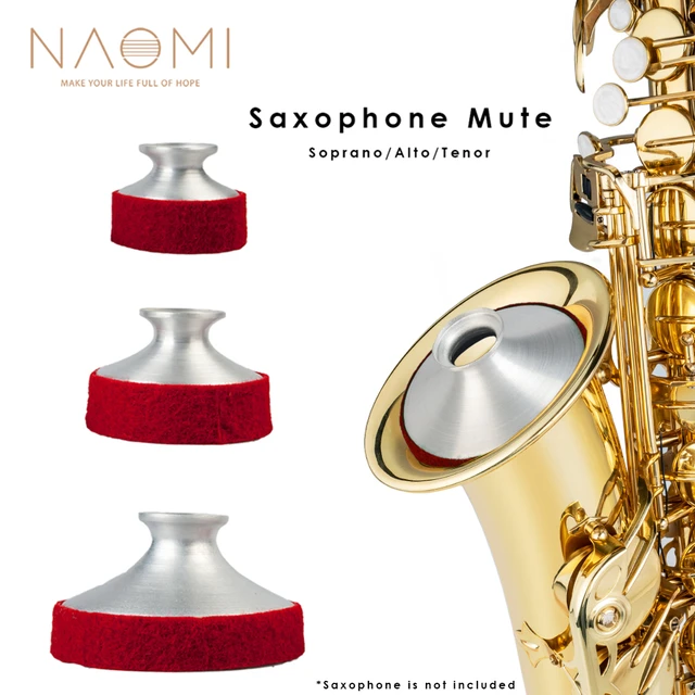 NAOMI – silencieux Premium Soprano Tenor Alto, Saxophone léger en  aluminium, amortisseurs métalliques, outils de pratique - AliExpress