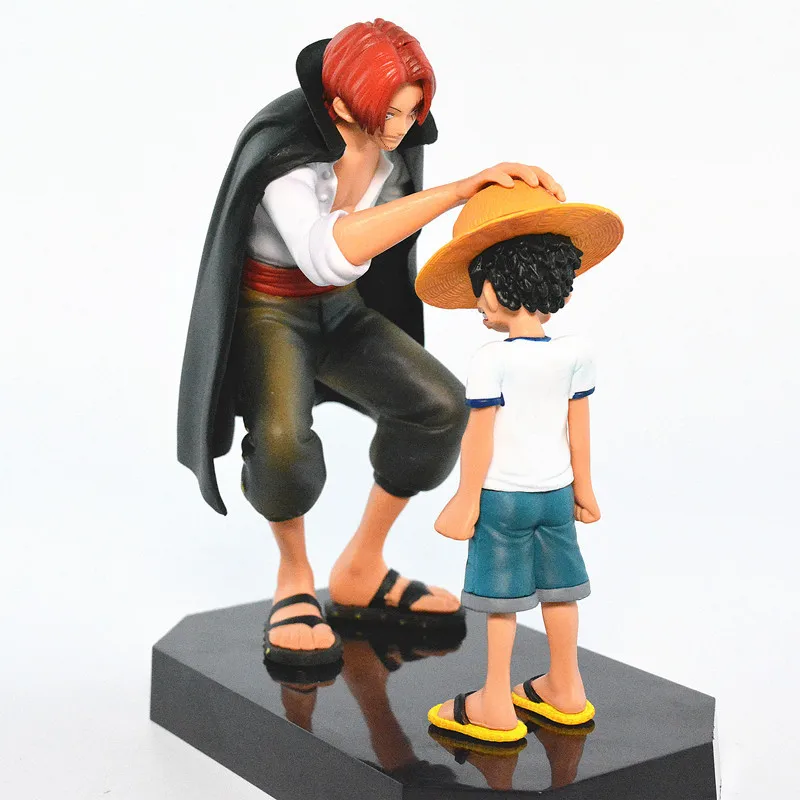 18cm One Piece Anime Figure Four Emperors Shanks Straw Hat Luffy Action Figure One Piece Sabo Ace Sanji Roronoa Zoro Figurine