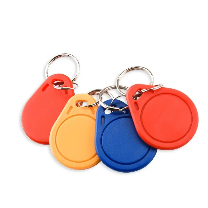 

10Pcs RFID Keytags Mifare 13.56MHz 14443A M1 S50 Small Smart IC Key Ring Tag Keyfob Token Nfc Access Control Keycard