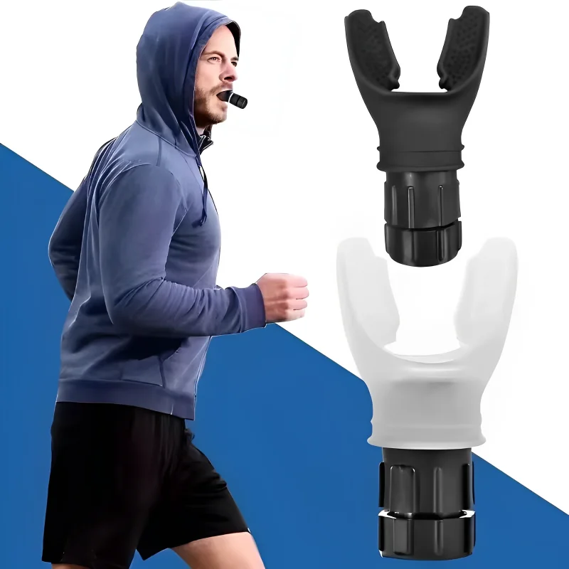 Breathing Exerciser Device For Lungs Portable Breath Fitness Endurance Workout With Adjustable Resistances Sports breathing exerciser