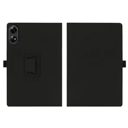 Premium PU Leather Tablet Case with Two - Fold Stand & Hand Strap for Blackview Tab 90WiFi (Black)