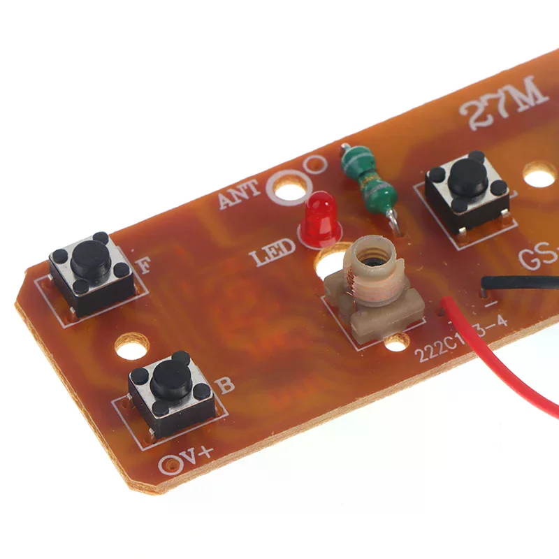 Kit émetteur récepteur 27MHz 4CH RC pour voiture - Carte PCB avec boîtier et câbles