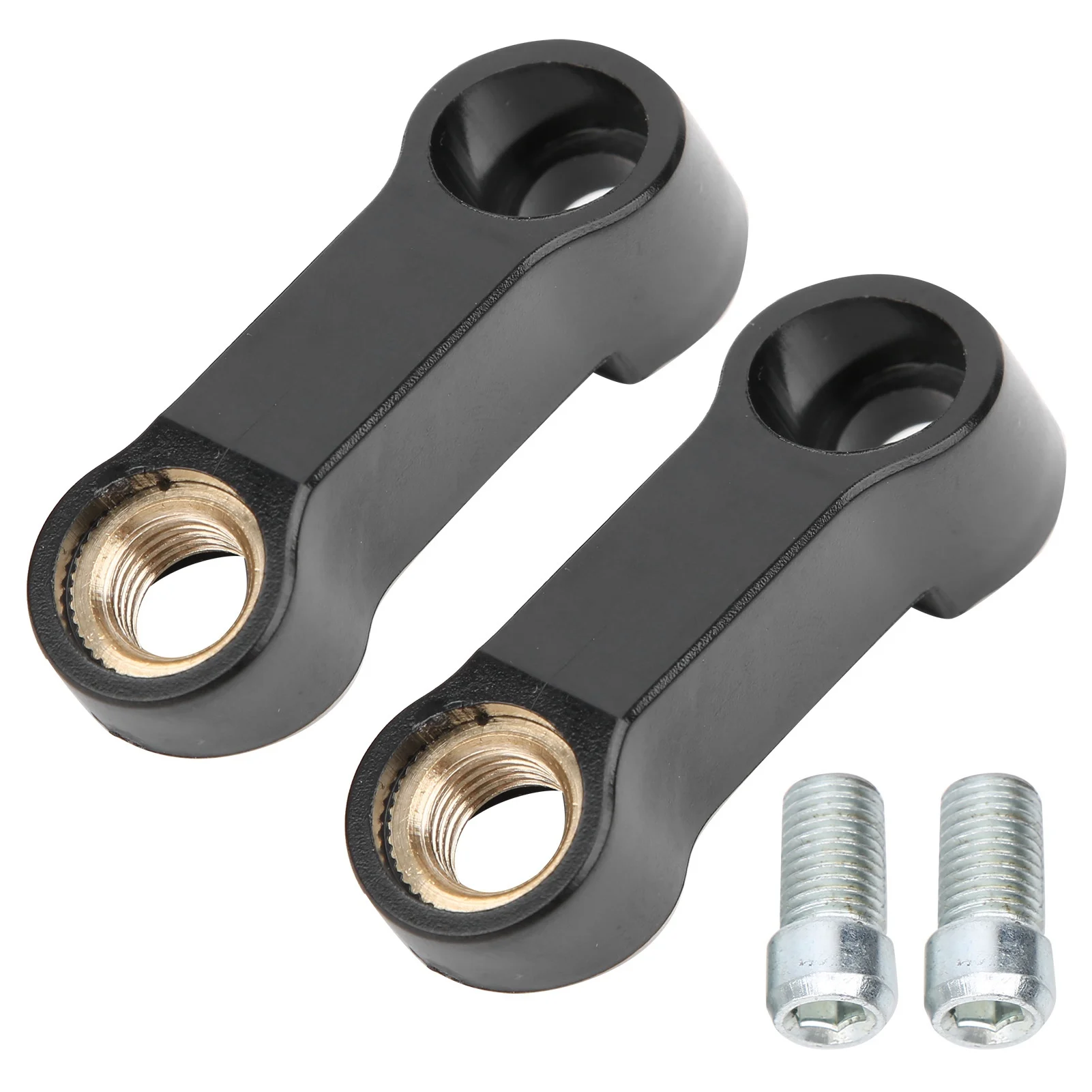 0.4in M10 Motorcycle Mirror Riser Spacers Extension Adapter