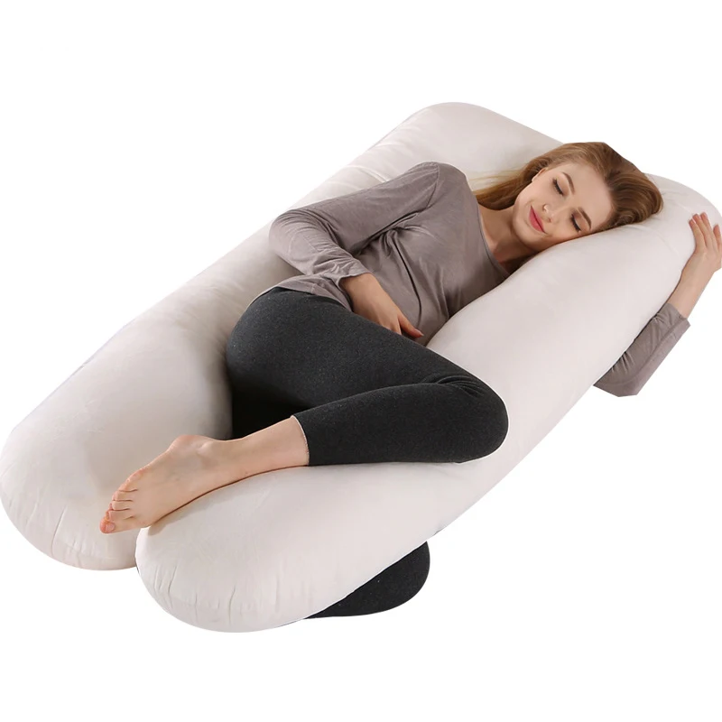 130*70cm Pregnancy Women Pillow Multifunctional Support Sleeping Waist Nursing Pillow Maternity Breastfeeding U-Shaped Cushion