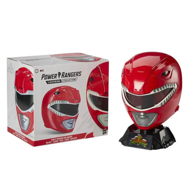 Hasbro Power Rangers PRG LC MMPR RED Ranger Helmet with Display