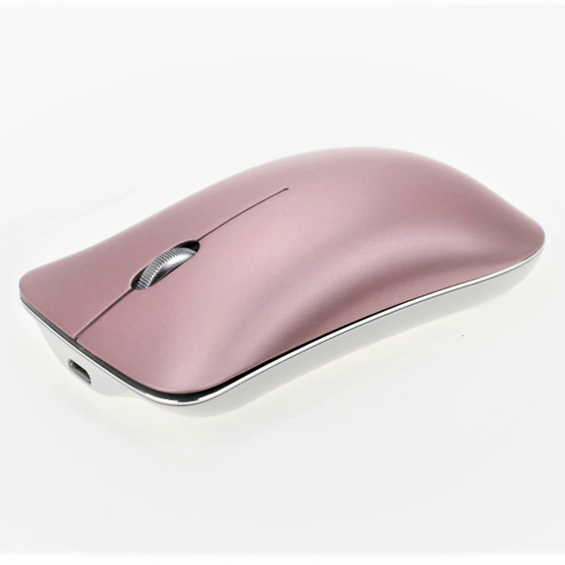 New Metal Bluetooth 5.0 USB Wireless Mouse Aluminum Alloy Rechargeable Mouse Bluetooth 5.0+ 3.0+2.4G Wireless Mouse Silent