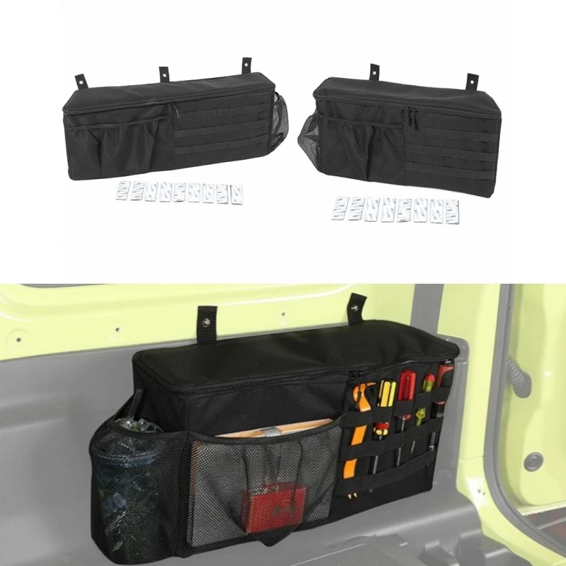 Stowing Tidying Car Trunk Window Side Storage Bag Organizer Per Suzuki Jimny 2019 2020 2021 2022 2023 + Accessori