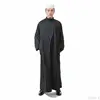 2025 Middle East Muslim Men Dress Long Sleeve Jubba Thobe Ramadan Eid Dishdasha Robe Muslim Islamic Kaftans Arab Clothing Saudi