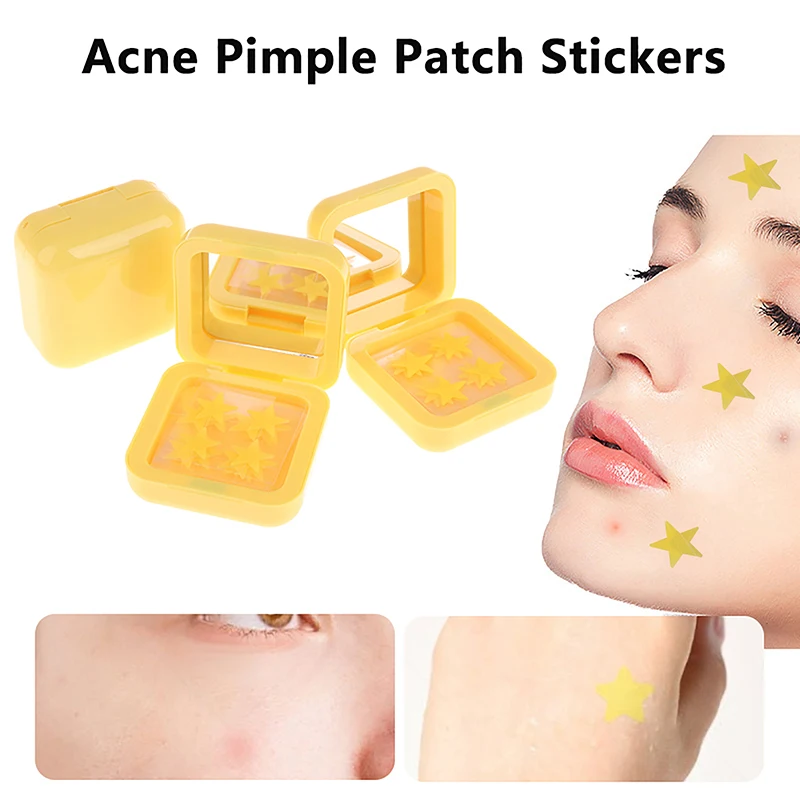 Acne Pimple Patch 32Pcs Stickers With Mirror Box Waterproof Blemish Spot Cover
