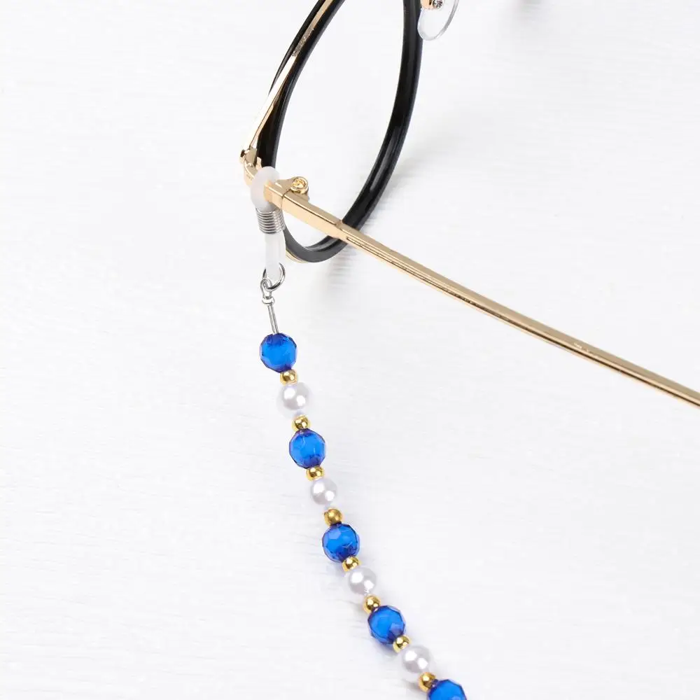 Mode Kristall Perlen Gläser Halskette Brillen Lanyard Gläser Kette Brillen Zubehör – Detail 9