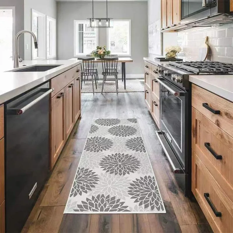 

Современный ретро-коврик, бархатный коврик для гостиной, спальни, Декор, домашняя иллюстрация, коврик для кухни и ванной