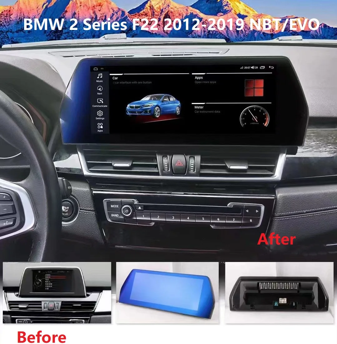 

8+128 Carplay Android12 Car Multimedia Navigation GPS Stereo Audio Radio Video Player for BMW 2 Series F22 F45 F46 F87 2013-2018