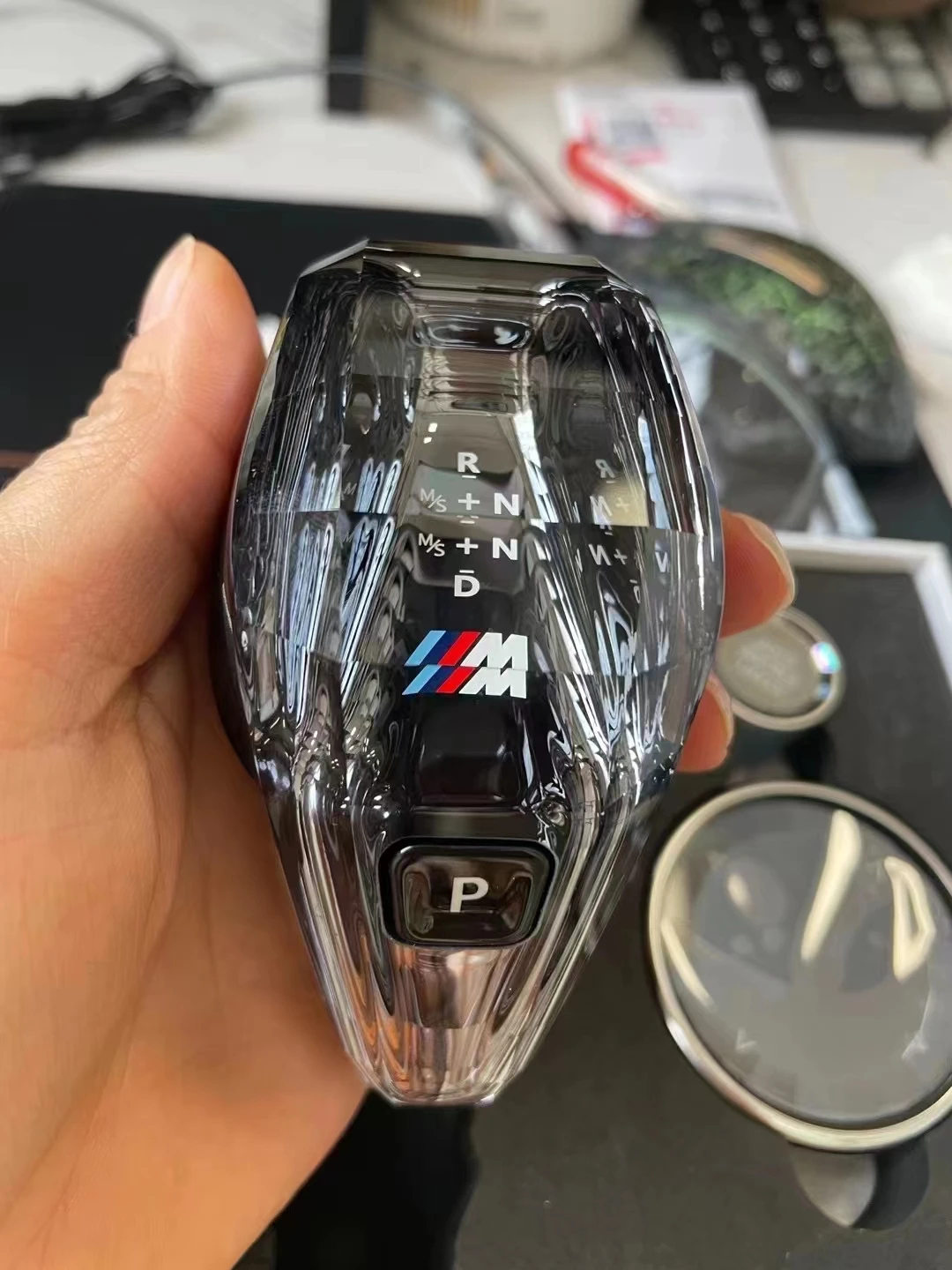 BMW F 또는 G 섀시용 크리스탈 기어 시프트 노브, 3 개