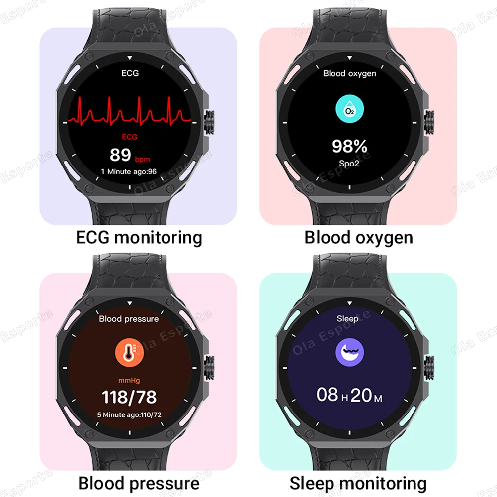 +7Pcs Smart Watch Women Men Full Touch Screen Bluetooth 5.2 Call Waterproof Watches Sports Fitness Tracker Factory IP67 ZL02 New 4