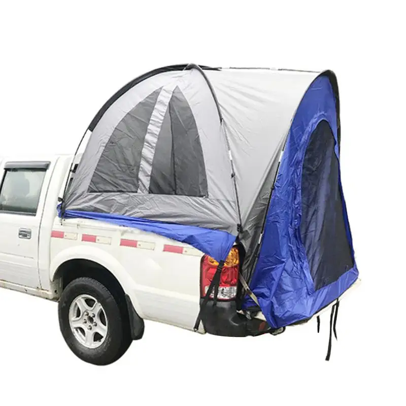 

Waterproof Truck Bed Tent Flame Retardant Pickup Truck Tents With Front Awning For Camping 190T Flame Retardant Polyester Tent