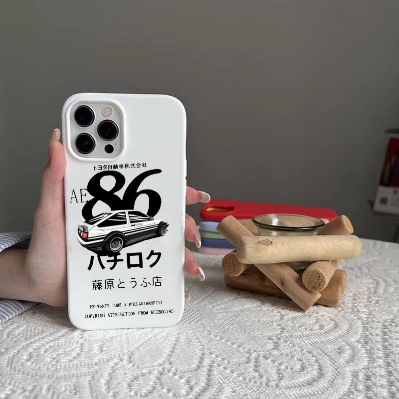 Anime Initial D AE86 Tail Light Art Shockproof Phone Case Cover