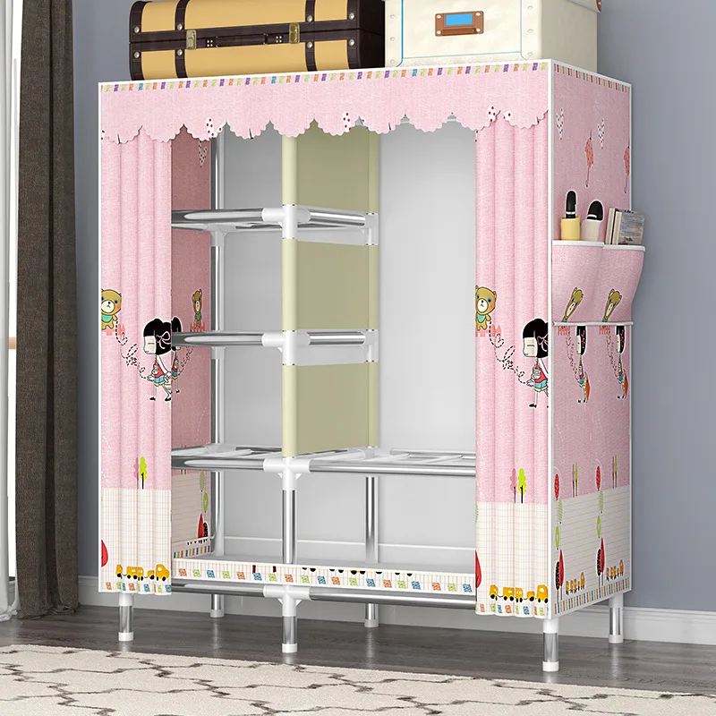 تجميع الملابس النسيجية الاقتصادية المحمولة خزانة غ...