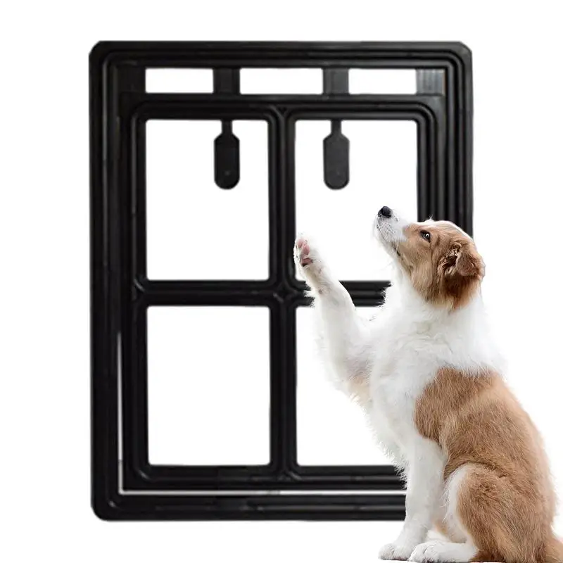 

Pet Screen Door Home Lockable Sliding Cat Screen Door Magnetic Self-Closing Screen Dog Fence Locking Function Gate Pet supplies