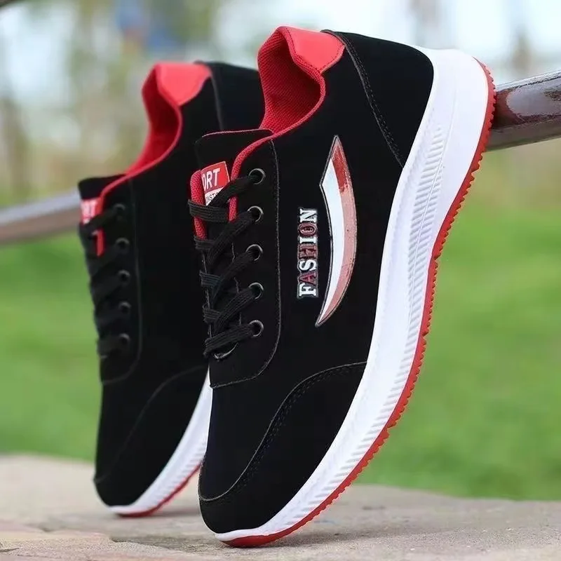 Men's Sneakers Breathable Mens Vulcanized Shoes Fashionable 2024 New Comfortable Flat Shoes Soft Male Shoes 2
