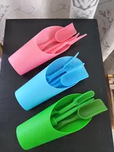 

4psc Sowing Transplantation Seedlings Planted Garden Tool Bonsai Fertilizer Drilling Device Garden Planter Kit Diy Accessories