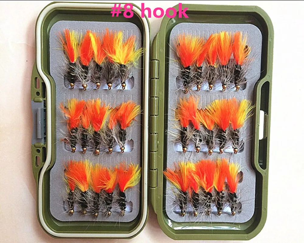 

Brass Bead Head Fast Sinking Nymph Scud Fly Dry Bug Worm Trout Fishing Flies Artificial Insect Fishing Bait Lure Set