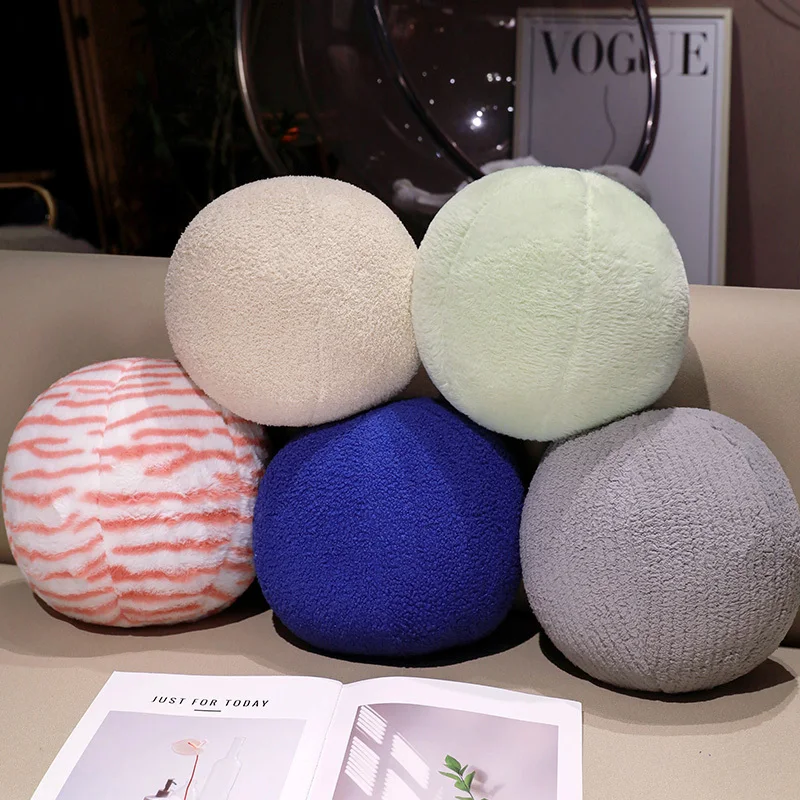 30x30cm Plush Ball Toy Stuffed Colorful Soft Squishy Dancing Accessory Pillow Sofa Chair Bed Decor Plushie Gift 5