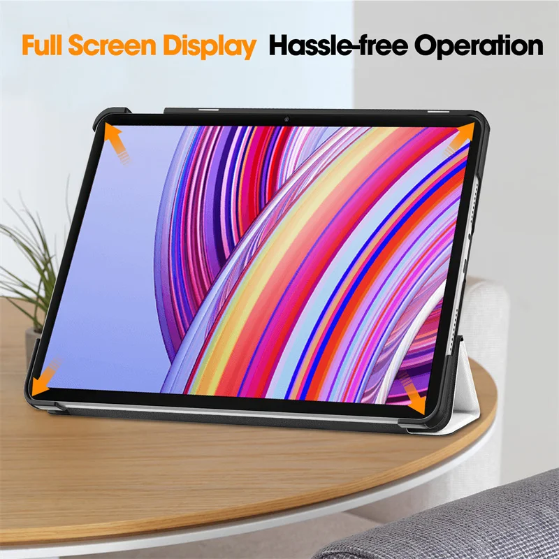 Cute PU Leather Tri-Folding Magnetic Stand Cover