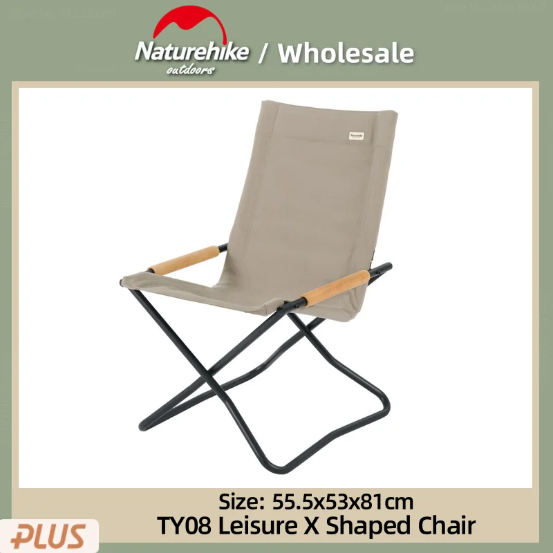 

Naturehike Outdoor Portable Leisure Armchair Camping Tour Comfortable Folding Chair Aluminum Alloy Bracket Picnic Fishing Chair