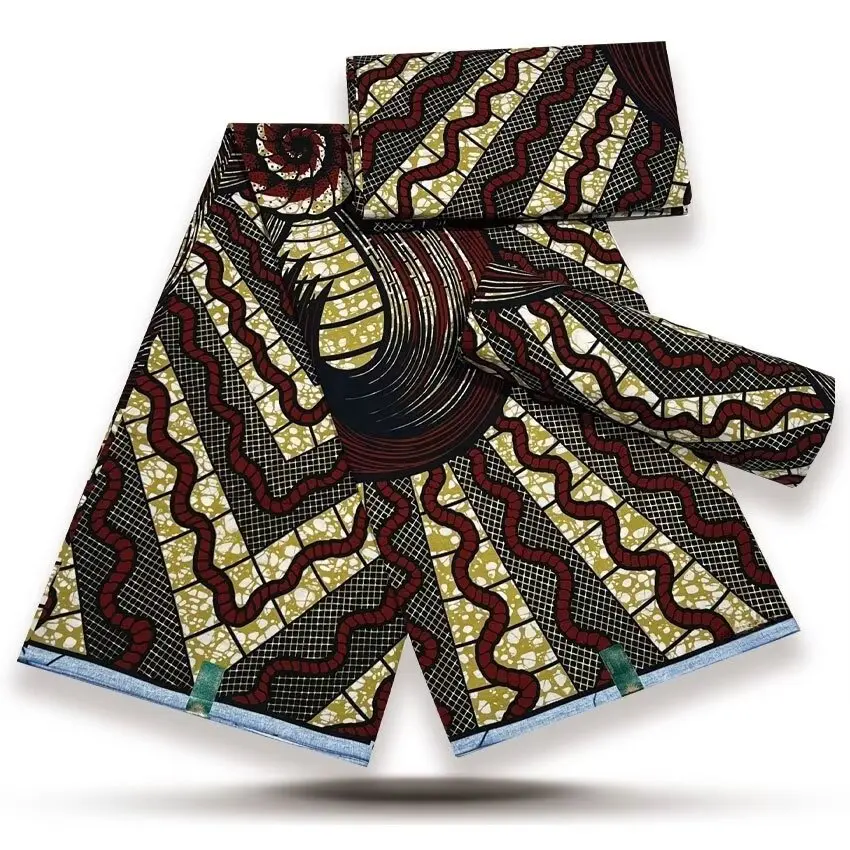 Soft African Wax Cotton Fabric Vlisco Cotton Printed African Fabric Hollandais Wax Bohemian Style for Tablecloth And More